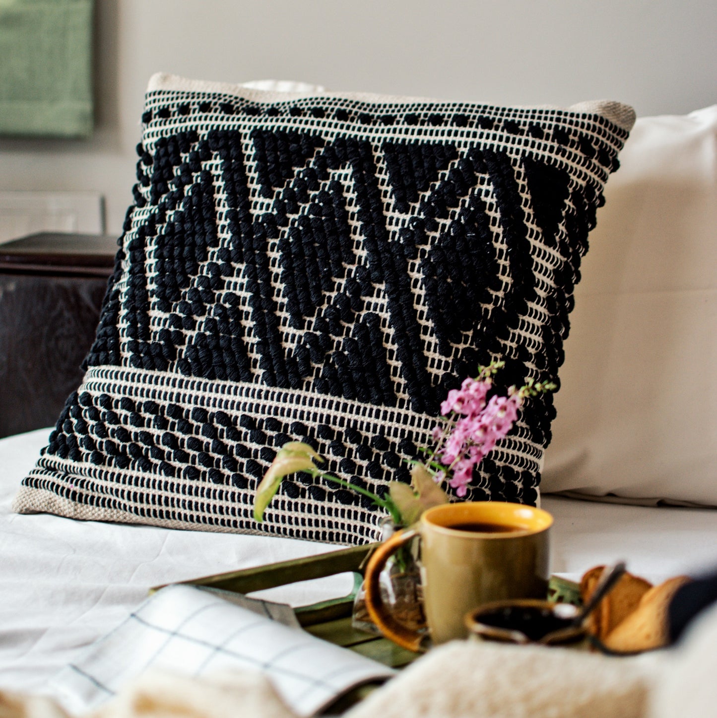 Bohemian Throw Pillow - Nyx Throw Pillow