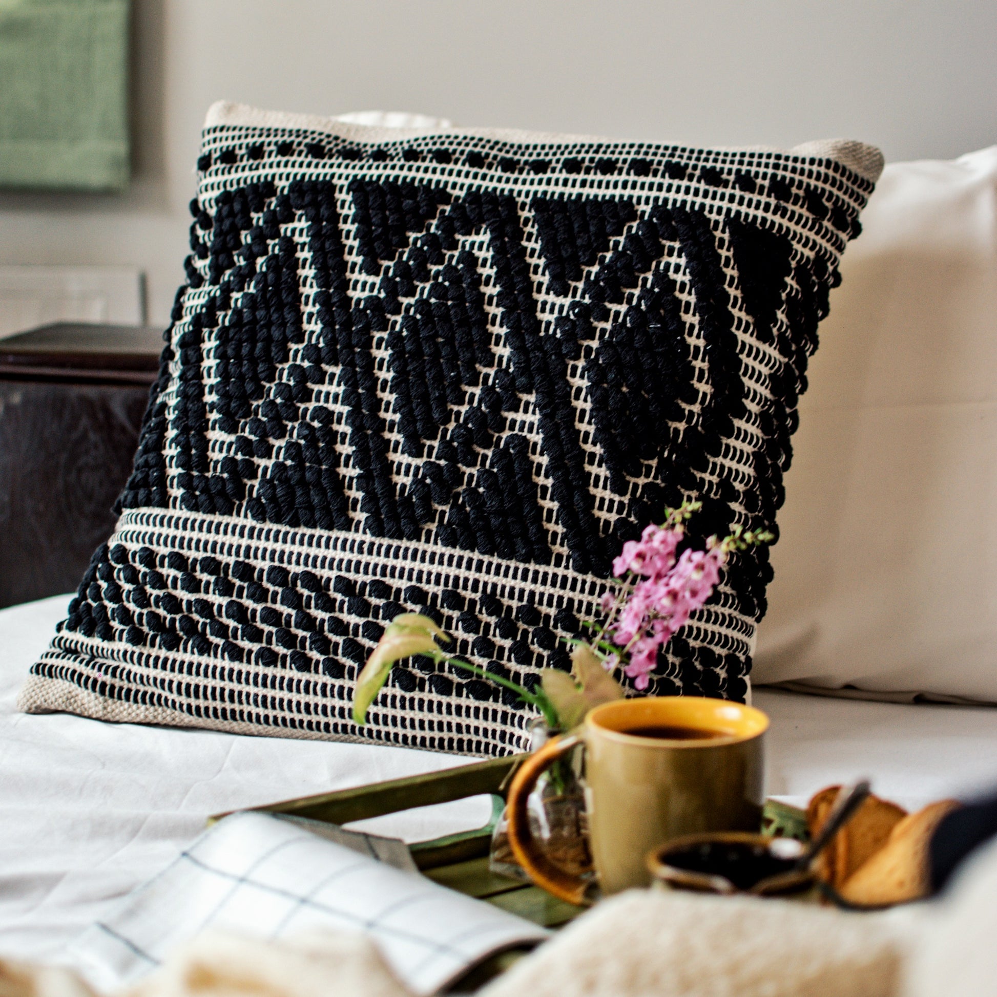 Bohemian Throw Pillow - Nyx Throw Pillow