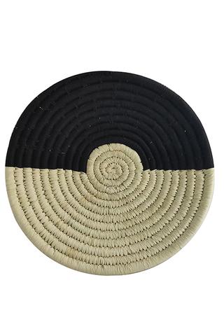 half black half beige sabai grass decor