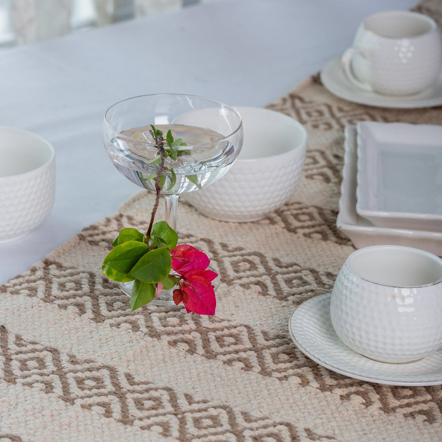 Oasis Textured Table Runner