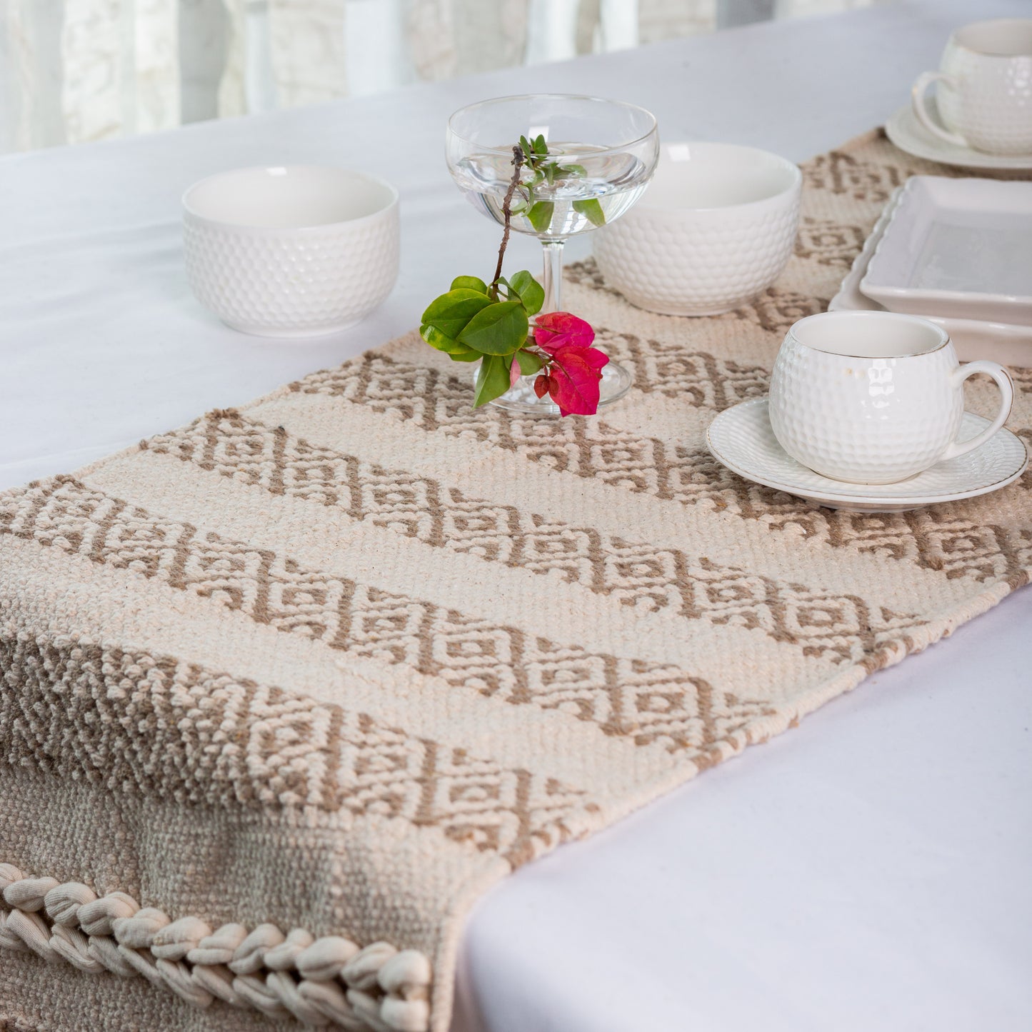 Oasis Textured Table Runner
