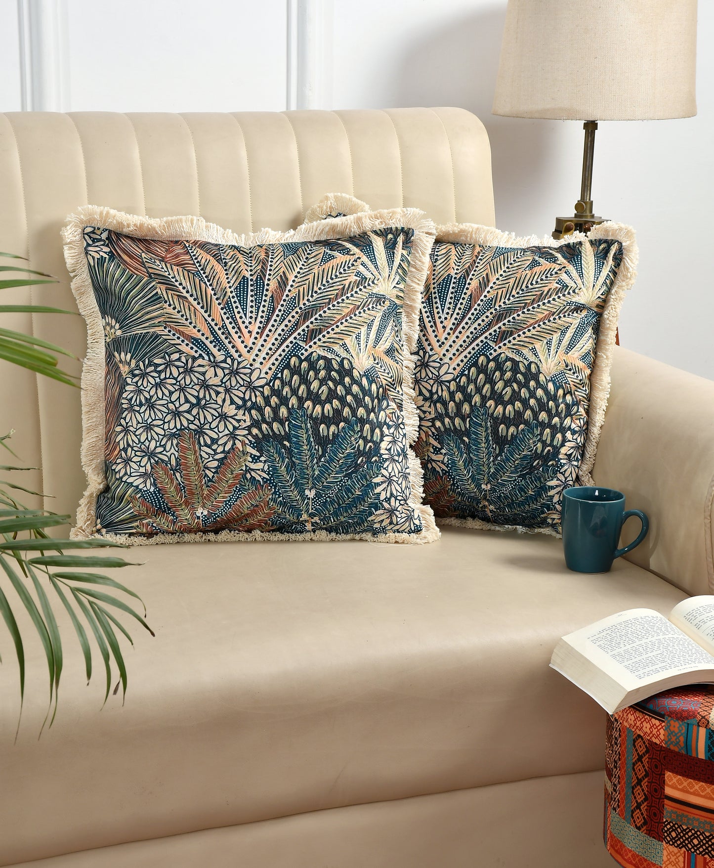 Citrine Mirage - Velvet Cushion Cover