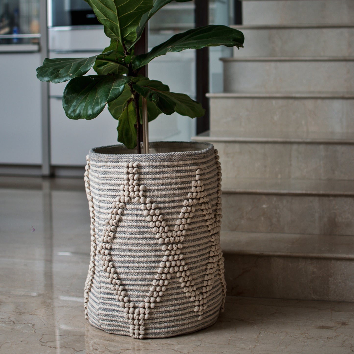 Willow handwoven basket for bohemian homes