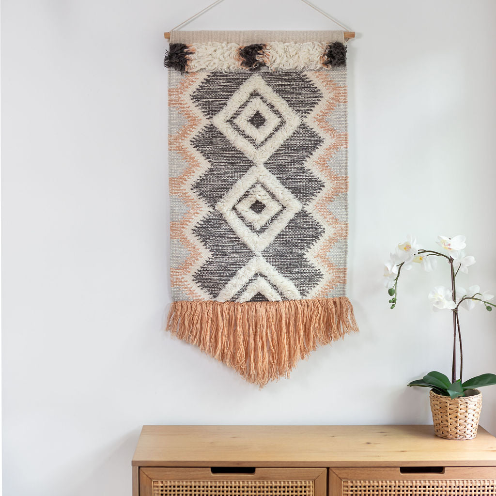 Pithora Wall hanging - Sustainable handwoven bohemian wall hangings