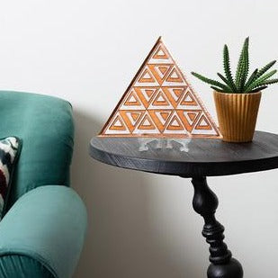 Triangle Copper Plate for table decor by Bit of Meraki